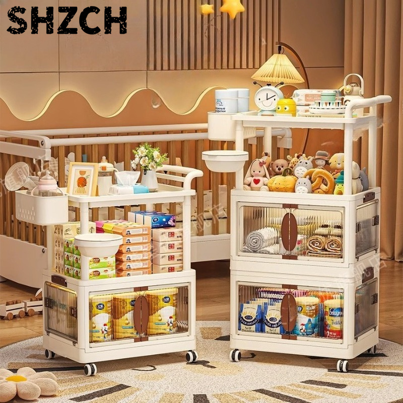 Baby Nursery Cart - Wielowarstwowy wózek do przechowywania artykułów dla