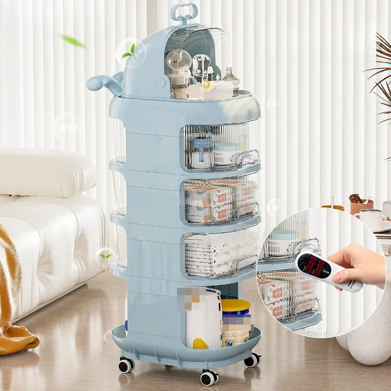 Baby Nursery Cart - Bezpośrednio z fabryki: 3-poziomowy wózek organizer