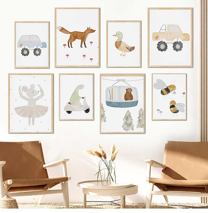 Baby Nursery Pictures - Plakaty i obrazy na płótnie do