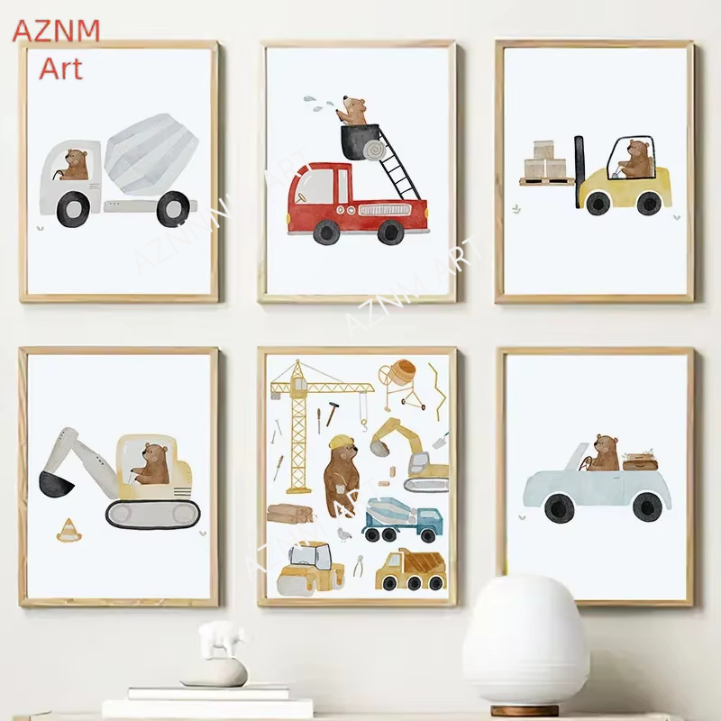 Baby Nursery Pictures - Urocze plakaty i grafiki na płótnie