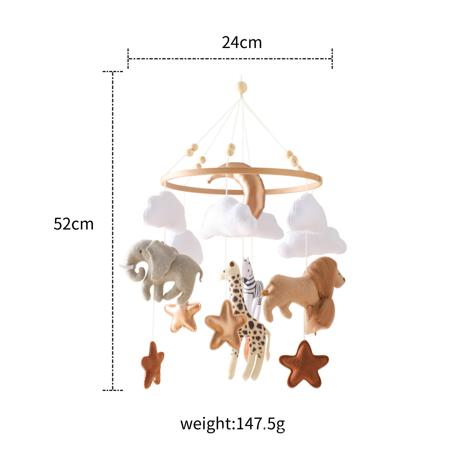Baby Nursery Sale - Gorąca sprzedaż Nordic Handmade filc Jungle