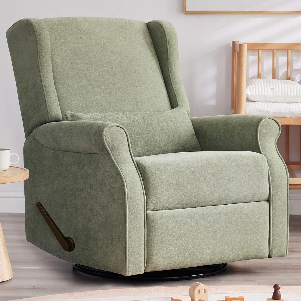 Fotel bujany obrotowy do pokoj – Rocking Chair Nursery recenzja i cena