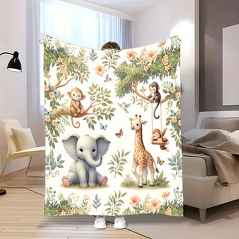 Kocyk dla niemowląt VIKAMA z m – Baby Nursery Jungle recenzja i cena