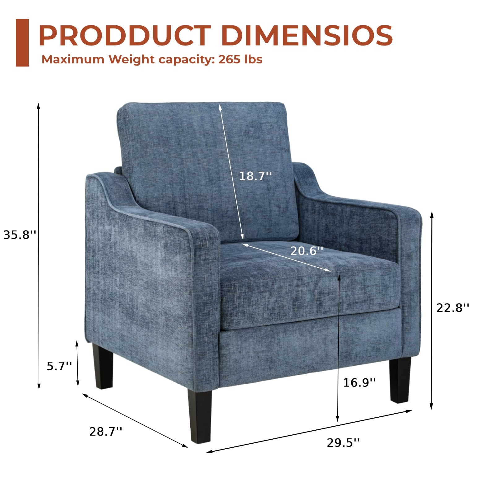 Fotel AOUO w stylu mid-century – Rocking Chair Nursery recenzja i cena