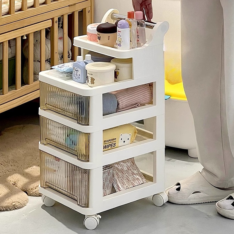 3-poziomowy wózek na kółkach d – Baby Nursery Cart recenzja i cena