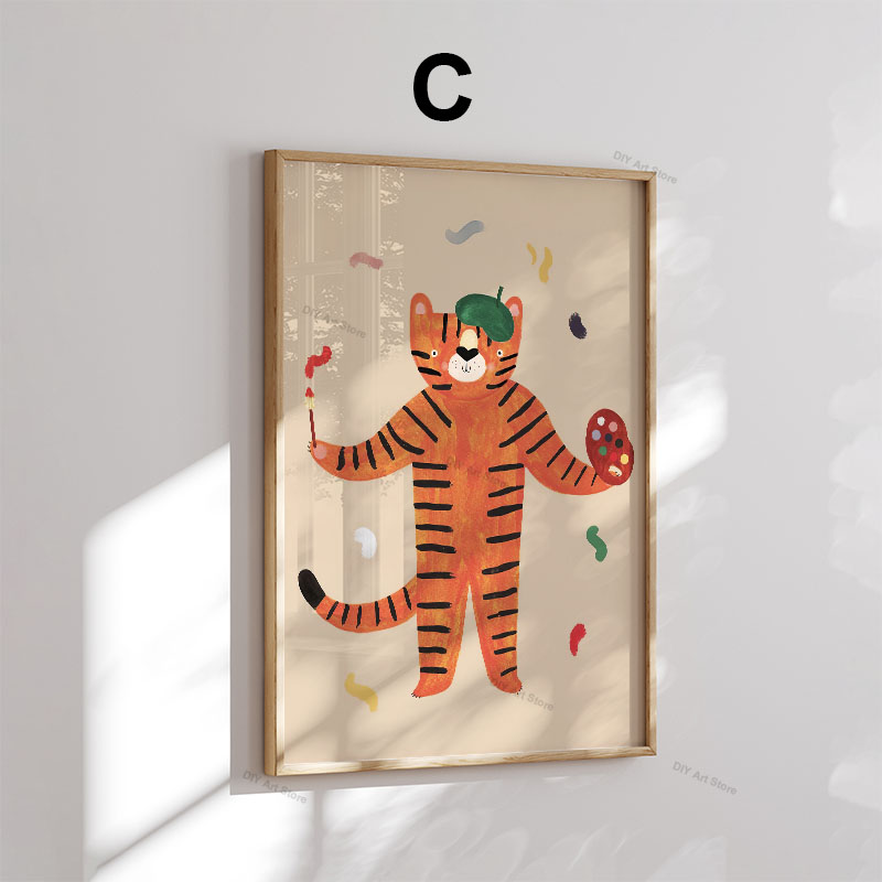 Zabawne kreskówkowe zwierzęta, – Baby Nursery Pictures recenzja i cena