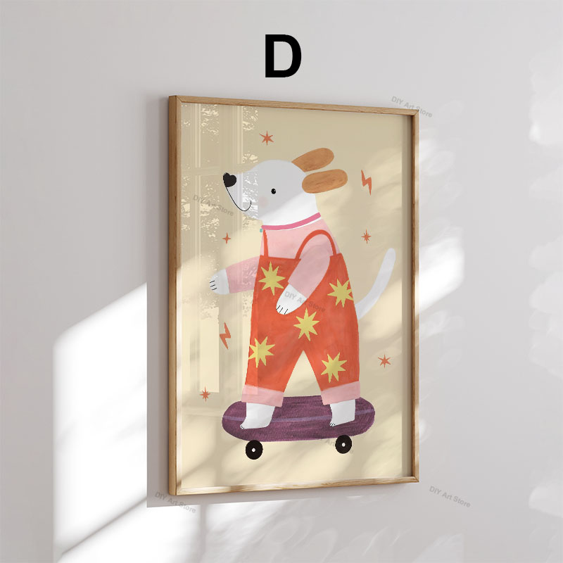 Zabawne kreskówkowe zwierzęta, – Baby Nursery Pictures recenzja i cena
