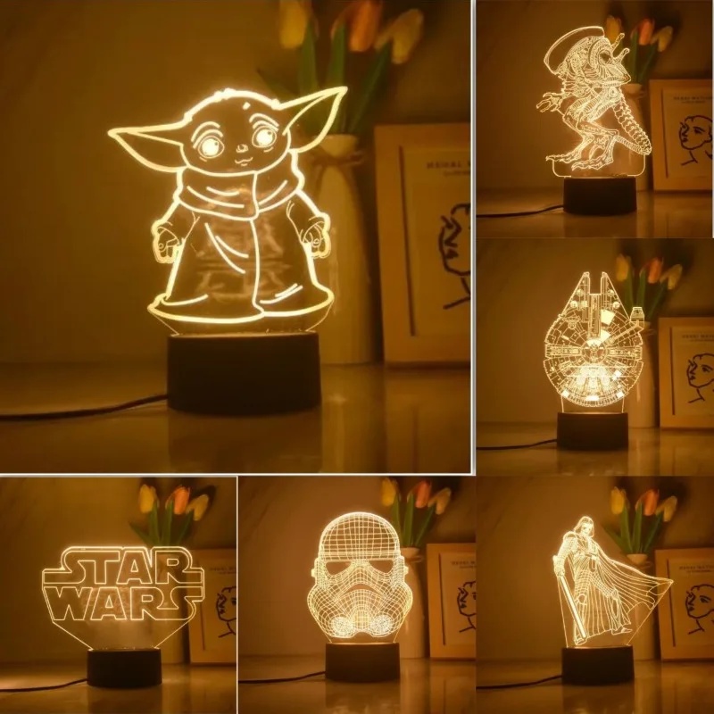 Lampa 3D Anime Cartoon Yoda Ba – Baby Yoda Nursery recenzja i cena