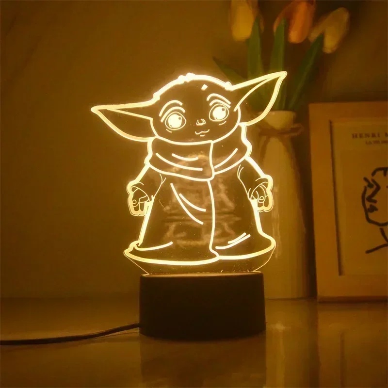 Lampa 3D Anime Cartoon Yoda Ba – Baby Yoda Nursery recenzja i cena