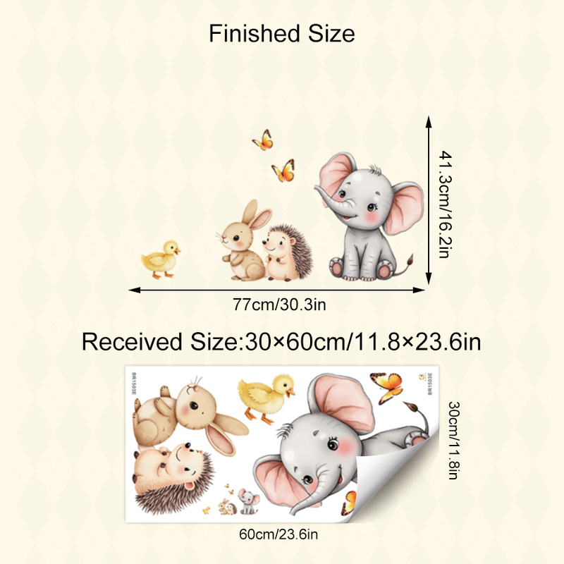 Naklejka ścienna z kreskówkowy – Baby Nursery Pictures recenzja i cena