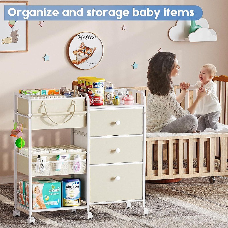 Wózek na pieluchy dla niemowlą – Baby Nursery Cart recenzja i cena