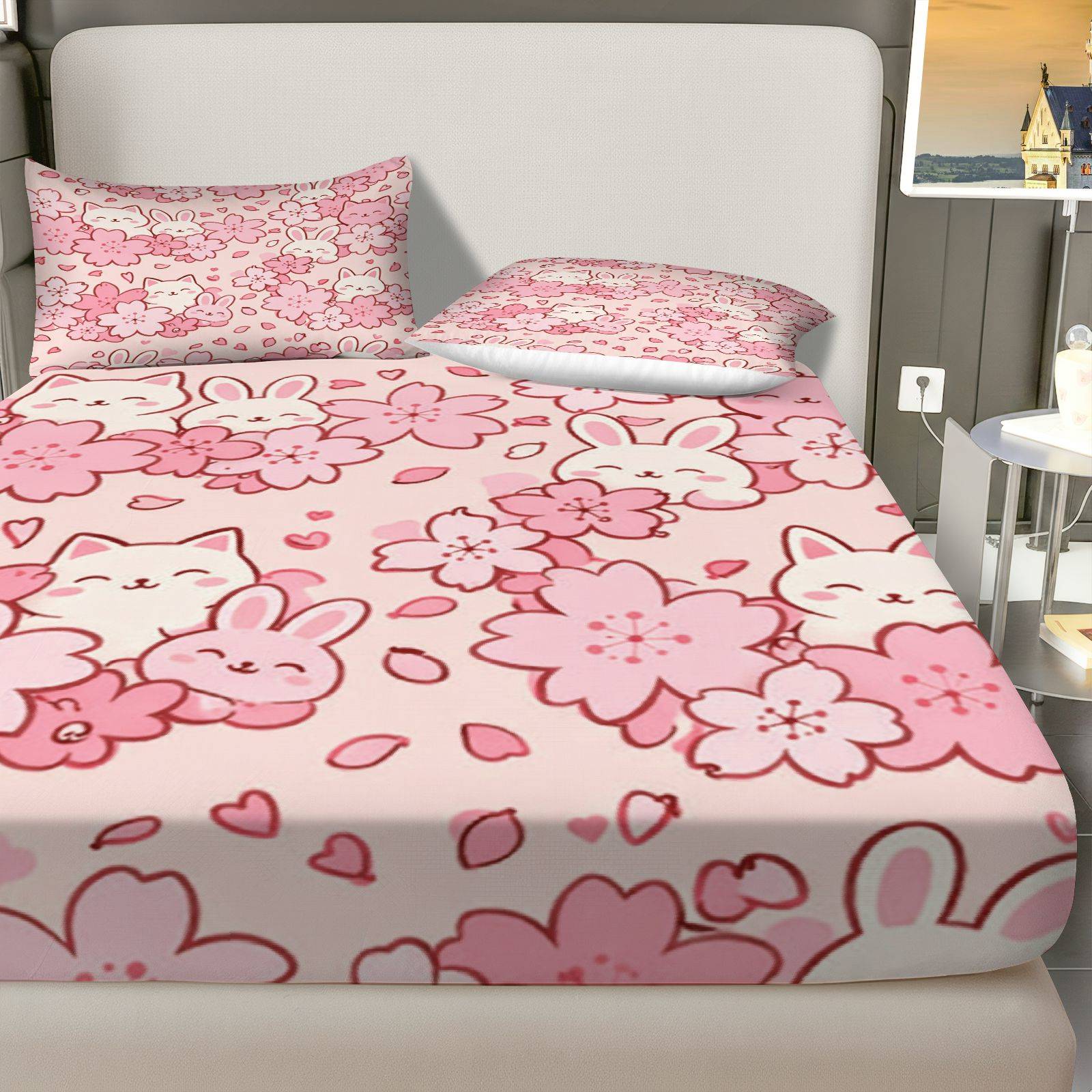 Zestaw pościeli Sakura Rabbit  – Baby Nursery Bedding recenzja i cena