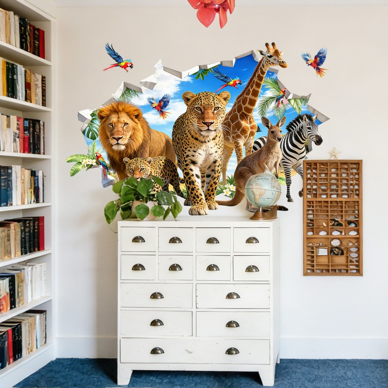 Duże naklejki ścienne z motywe – Baby Nursery Jungle recenzja i cena