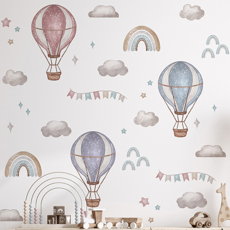 Naklejka ścienna w stylu boho  – Baby Nursery Bunting recenzja i cena