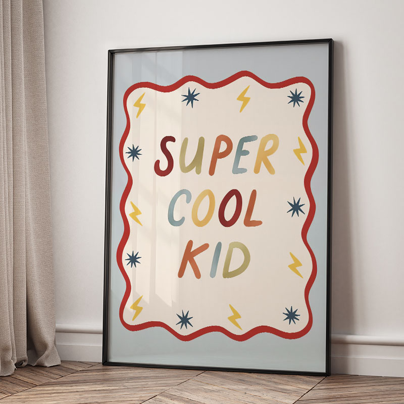 Zabawne Kreskówkowe Super Fajn – Baby Nursery Pictures recenzja i cena