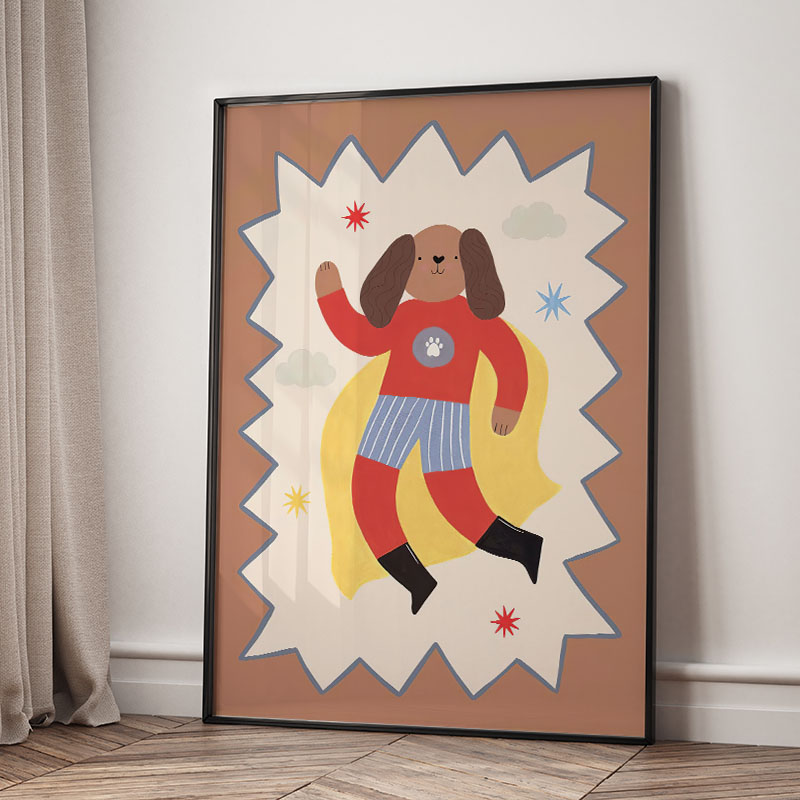 Zabawne Kreskówkowe Super Fajn – Baby Nursery Pictures recenzja i cena
