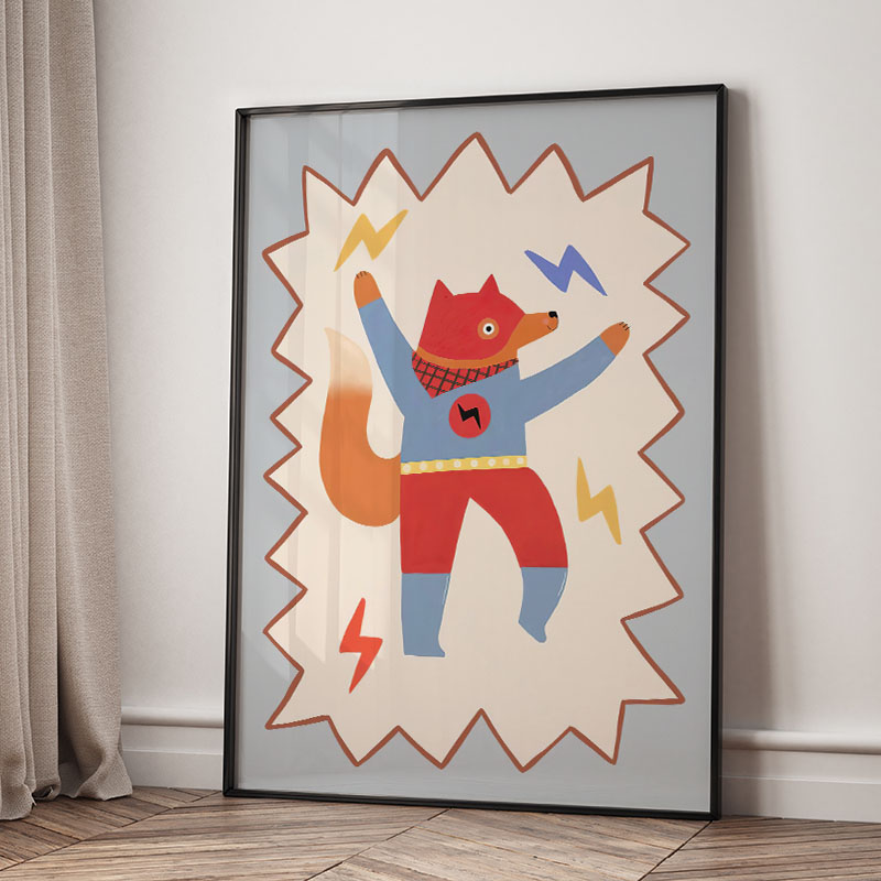Zabawne Kreskówkowe Super Fajn – Baby Nursery Pictures recenzja i cena